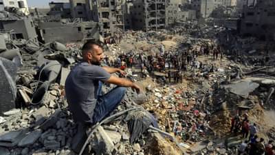 Israel-Hamas War | भयानक, पॅलेस्टिनींच्या जमावावर इस्रायली सैन्याचा अंदाधुंद गोळीबार, नेमक काय घडलं? किती ठार?