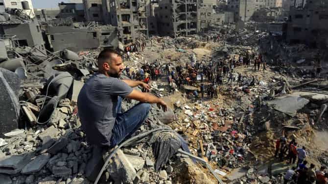 Israel-Hamas War | भयानक, पॅलेस्टिनींच्या जमावावर इस्रायली सैन्याचा अंदाधुंद गोळीबार, नेमक काय घडलं? किती ठार?