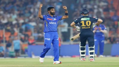 GT vs MI IPL 2024 : मुंबईने गुजरातला रोखलं, बुमराहचा भेदक मारा, पलटणला विजयासाठी 169 धावांचं आव्हान