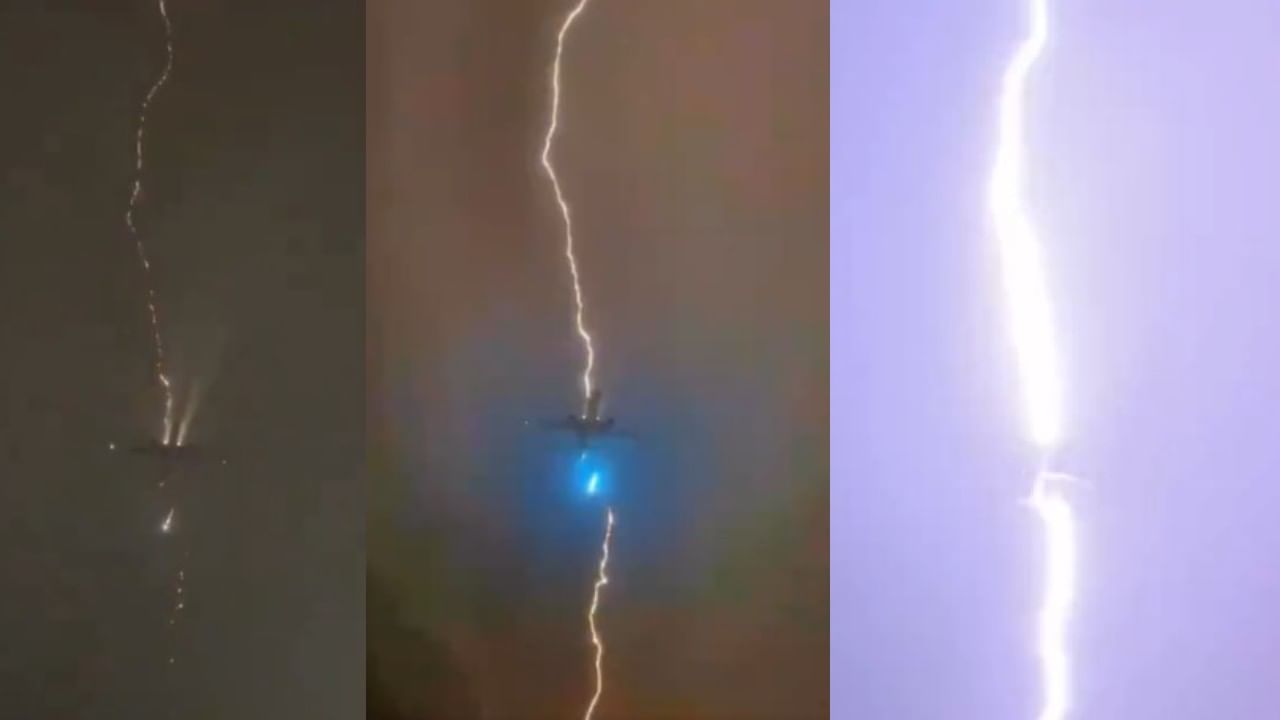 Video | जेव्हा हजारो फूट उंचीवर उडणाऱ्या विमानावर अचानक कोसळली वीज, निसर्गाचे भयंकर रुप पाहून बसला धक्का