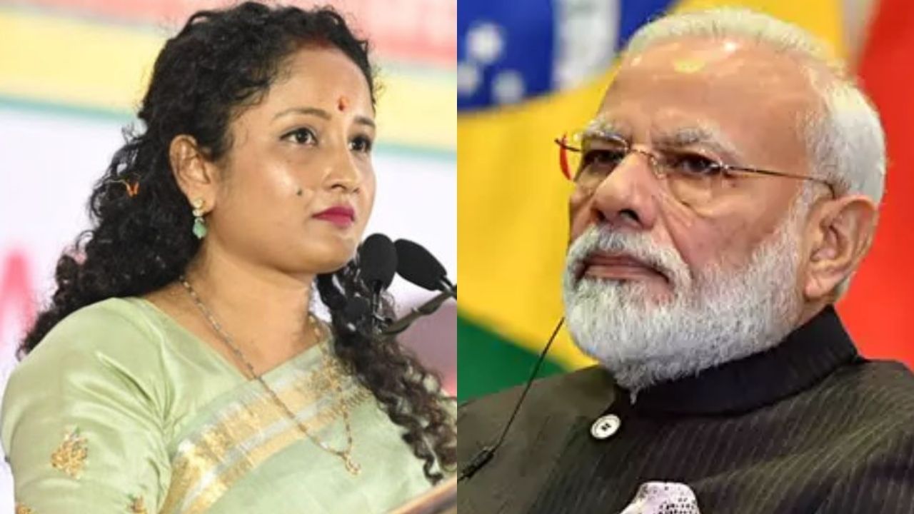 जोहार ! त्या भूमीवर भाजपचे कमळ फुलणार नाही, माजी मुख्यमंत्र्याच्या पत्नीचा शिवतीर्थावरून इशारा जोहार ! त्या भूमीवर भाजपचे कमळ फुलणार नाही, माजी मुख्यमंत्र्याच्या पत्नीचा शिवतीर्थावरून इशारा