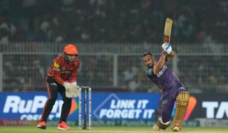 KKR vs SRH : 7 सिक्स आणि 3 फोर, आंद्रे रसेल याची झंझावाती खेळी, रिंकूनेही झोडलं