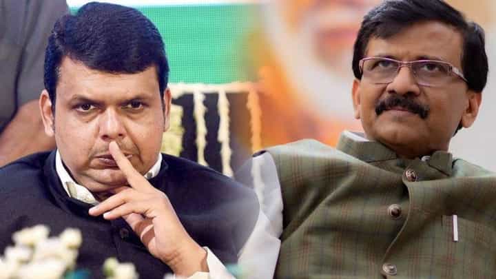 'मर्द कोपऱ्यात जाऊन बोलत नाहीत तर...', फडणवीस यांच्या 'त्या' कृतीवरून संजय राऊत यांचा निशाणा 'मर्द कोपऱ्यात जाऊन बोलत नाहीत तर...', फडणवीस यांच्या 'त्या' कृतीवरून संजय राऊत यांचा निशाणा