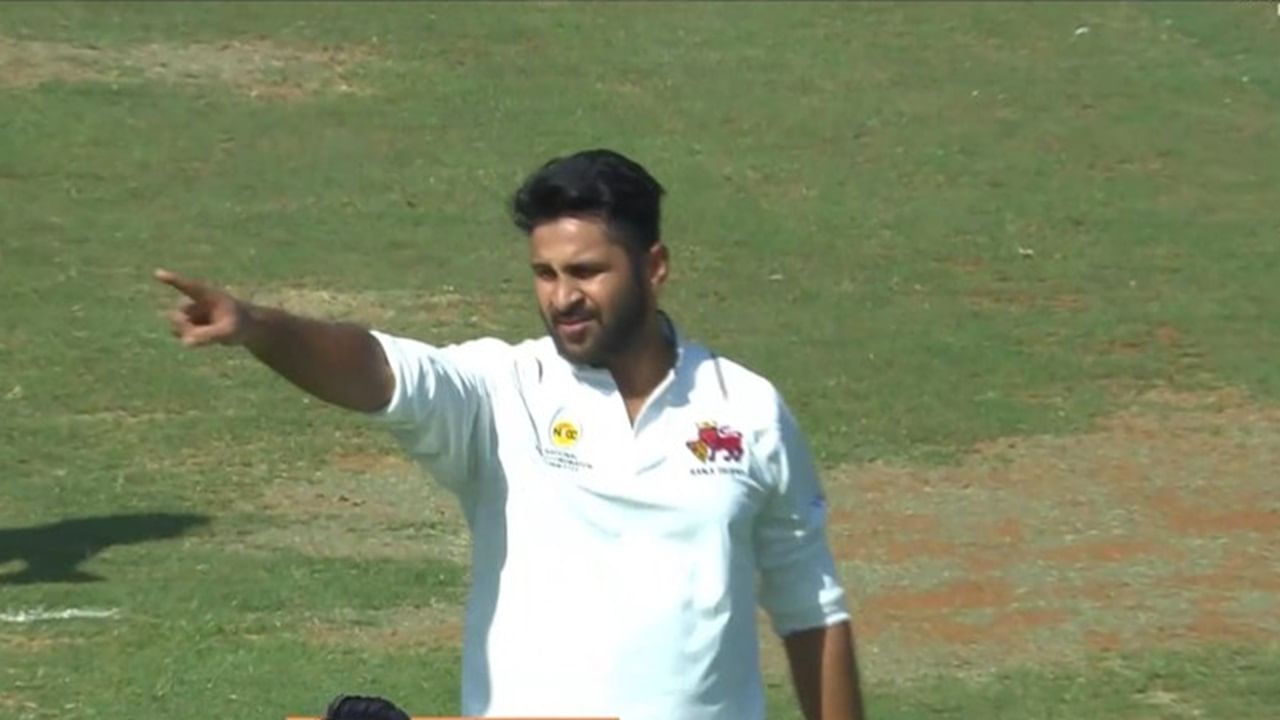 Shardul Thakur याचा बेझबॉल स्टाईल धमाका, तामिळनाडू विरुद्ध सिक्स खेचत तडाखेदार शतक Shardul Thakur याचा बेझबॉल स्टाईल धमाका, तामिळनाडू विरुद्ध सिक्स खेचत तडाखेदार शतक