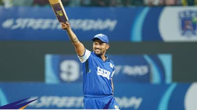 Yogesh Penkar चा झंझावात, 23 बॉलमध्ये विस्फोटक अर्धशतक, ISPL मध्ये विस्फोटक सुरुवात