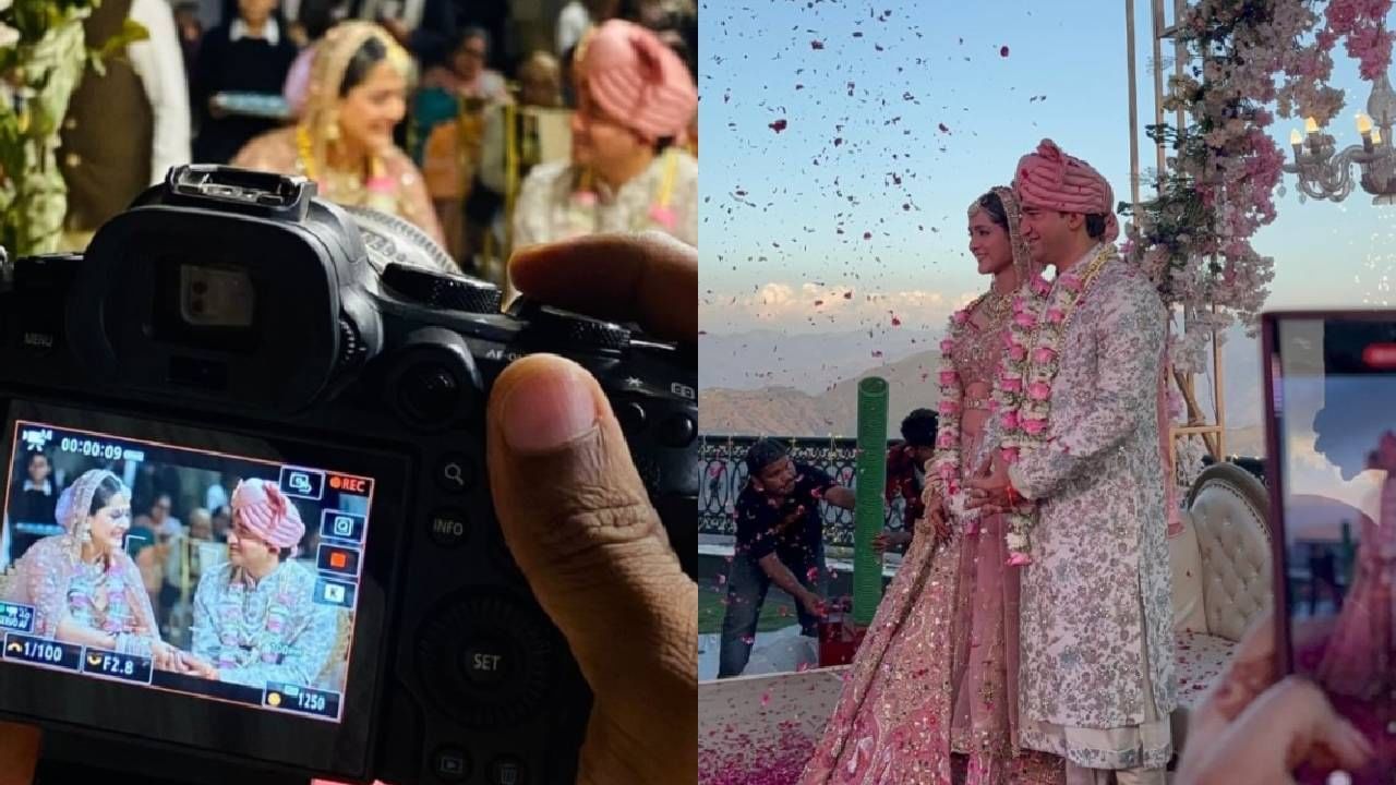 28 वर्षीय अभिनेत्री आरूषी शर्मा हिने नुकताच गुपचूप पद्धतीने लग्न केले. आता आरूषीच्या लग्नाचे काही फोटो आणि व्हिडीओ हे सोशल मीडियावर तूफान व्हायरल होताना दिसत आहेत. 