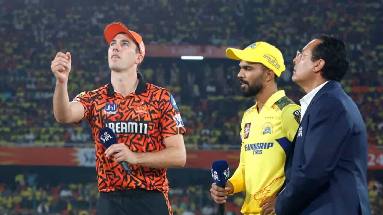 IPL 2024, CSK vs SRH : चेन्नईविरुद्धच्या सामन्यात हैदराबादने जिंकला टॉस, पॅट कमिन्स गोलंदाजी निवडत म्हणाला...