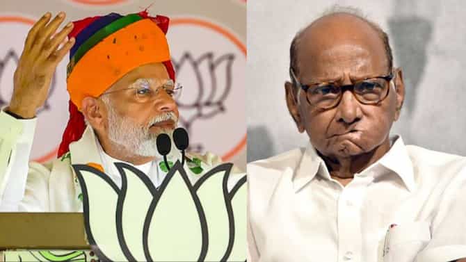 बड्या नेत्याने महत्त्वकांक्षेसाठी महाराष्ट्र अस्थिर केला; मोदींचा शरद पवार यांच्यावर थेट हल्ला