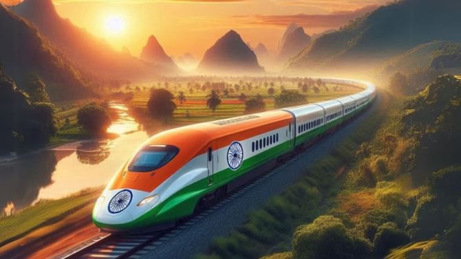 बुलेट ट्रेन 'मेड इन इंडिया' बनवणार, वंदे भारत स्टाइलने स्वदेशी ट्रेन