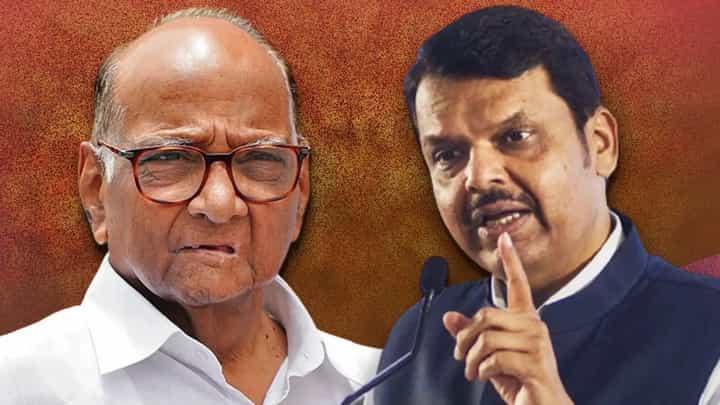 पवारांचा लाव रे तो व्हिडीओ, देवेंद्र फडणवीस यांचा शरद पवार यांच्यावर पलटवार पवारांचा लाव रे तो व्हिडीओ, देवेंद्र फडणवीस यांचा शरद पवार यांच्यावर पलटवार