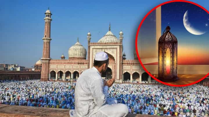 Ramadan Eid 2024 : देशभरात रमजान ईदचा उत्साह, नमाज अदा करण्यासाठी मुस्लिम बांधवांची गर्दी Ramadan Eid 2024 : देशभरात रमजान ईदचा उत्साह, नमाज अदा करण्यासाठी मुस्लिम बांधवांची गर्दी