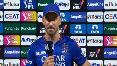 KKR vs RCB : नियम तर...., विराटला बाद देण्याच्या वादग्रस्त निर्णयावरुन कॅप्टन फाफ म्हणाला....