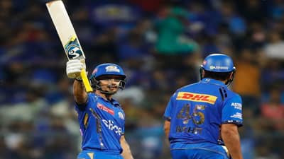 MI vs RCB : ईशान किशनचा आरसीबीला तडाखा, 9 बॉलमध्ये 44 धावा, इतक्या बॉलमध्ये अर्धशतक