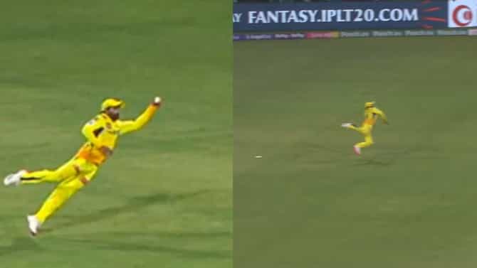 IPL 2024: रवींद्र जडेजा याचा हवेत जबरदस्त झेल, अंपायरसुद्धा झाला कंफ्यूज