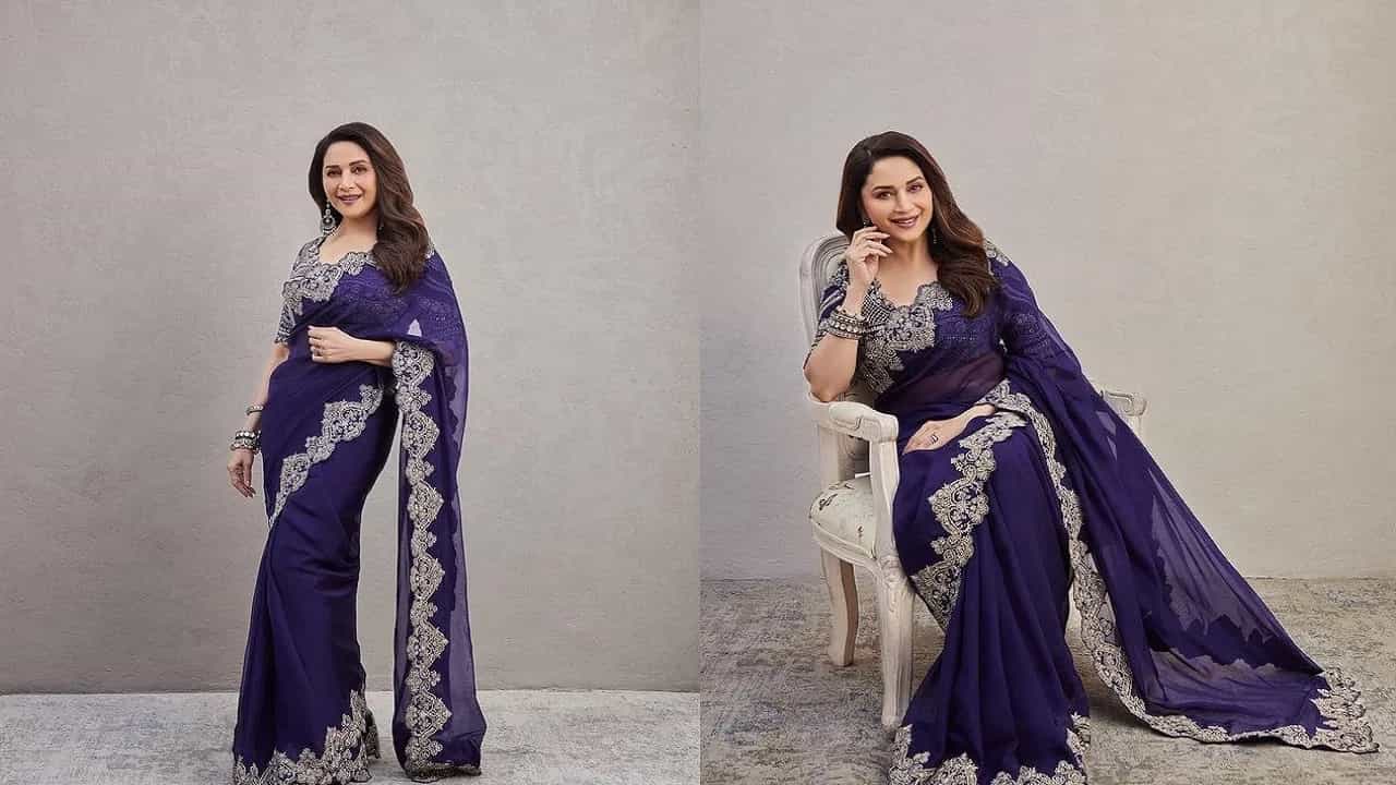 अभिनेत्री माधुरी दीक्षित आज बॉलिवूडपासून दूर आहे, तरी देखील अभिनेत्री तिच्या लूक आणि फॅशन सेन्समुळे चर्चेत असते. सोशल मीडियावर अभिनेत्रीचे फोटो व्हायरल होत असतात.