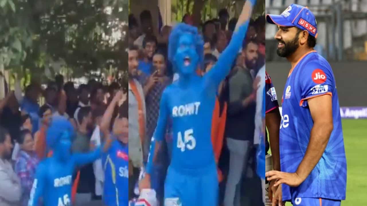 मुंबईचा राजा रोहित शर्मा, क्रिकेट चाहत्यांची जोरदार घोषणाबाजी, व्हीडिओ व्हायरल