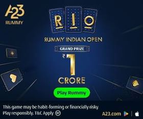 A23कडून 20 कोटीच्या पुरस्कारासह 'रम्मी इंडियन ओपन' टुर्नामेंट लॉन्च
