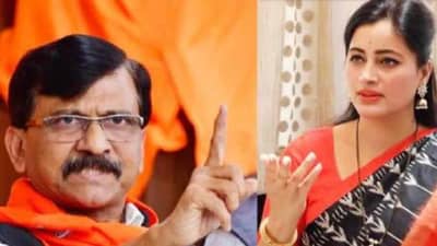 Sanjay Raut : रात्रीस खेळ चाले, नवनीत राणांवर टीका करताना संजय राऊत यांची जीभ घसरली
