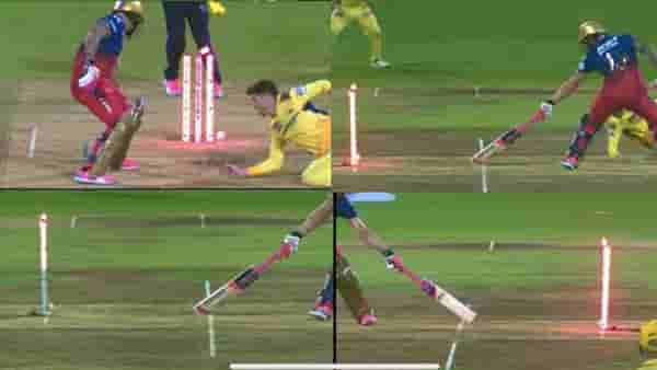 RCB vs CSK : फाफ डु प्लेसिसला बाद दिल्यानंतर वादाची फोडणी! सोशल मीडियावर रंगली चर्चा, व्हिडीओ पाहून तु्म्हीच ठरवा