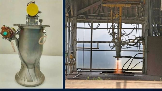 ISRO ने करुन दाखवले; 3D-printed rocket engine ची चाचणी यशस्वी