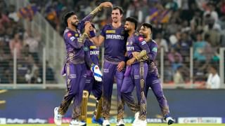 KKR vs SRH : राहुल त्रिपाठीचं अर्धशतक, कॅप्टन पॅटची निर्णायक खेळी, केकेआरसमोर 160 धावांचं आव्हान