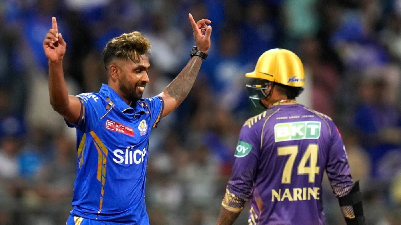 MI vs KKR : कोलकाता नाईट रायडर्सचं मुंबईसमोर 170 धावांचं आव्हान, कोण मारणार बाजी?