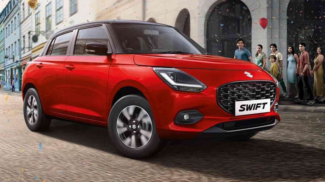 Maruti Suzuki Swift : मारुति सुजुकीची नवीन स्विफ्ट सुद्धा उत्तम  मायलेजसह लॉन्च झालीय. फोर्थ जेनरेशन स्विफ्टमध्ये 1.2 लीटर, थ्री सिलेंडर पेट्रोल इंजिन आहे. यात मॅनुअलवर 24.80 किमी प्रति लीटर  मायलेज मिळतो. ऑटोमॅटिक स्विफ्ट 25.75 किमी प्रति लीटर मायलेज देऊ शकते.  (Maruti Suzuki)