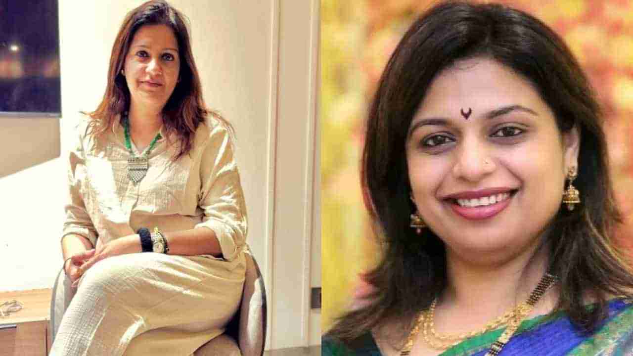 Priyanka Chaturvedi : प्रियंका चतुर्वेदी तुम्ही डाओसच्या गुलाबी थंडीत काय काय केले हे... शीतल म्हात्रेंच प्रत्युत्तर