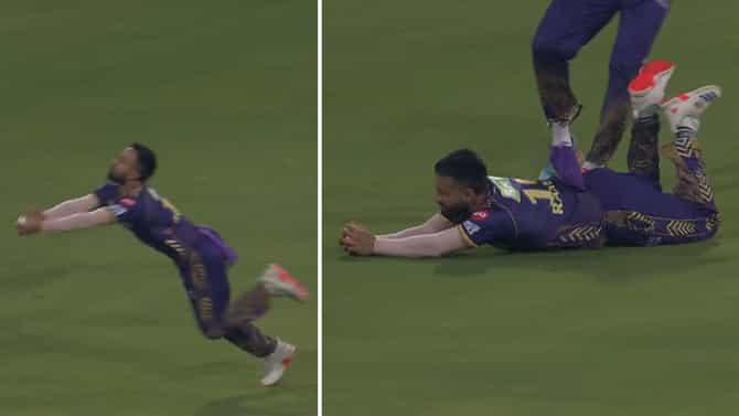 IPL 2024 : Ramandeep Singh कडून कॅच ऑफ द सिजन! अर्शीन कुलकर्णीही थक्क, व्हीडिओ व्हायरल