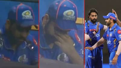 Video : हैदराबादविरुद्धच्या सामन्यात रोहित शर्माला आलं रडू! मुंबई इंडियन्स संघात नेमकं काय चाललंय?