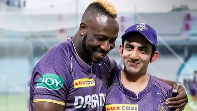 अखेर या सुंदरीपुढे गौतम गंभीर पिघळला, KKR मेंटरच्या चेहऱ्यावर आले स्माइल