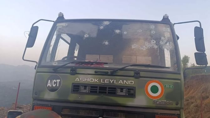 निवडणुकांदरम्यान जम्मू-काश्मिरमध्ये दहशतवादी हल्ला, 5 जवान जखमी