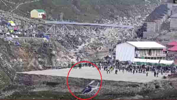 दैव बलवत्तर म्हणून थोडक्यात बचावले, केदारनाथमध्ये हेलिकॉप्टर भरकटलं अन्…; थरारक दृश्य कॅमेऱ्यात कैद