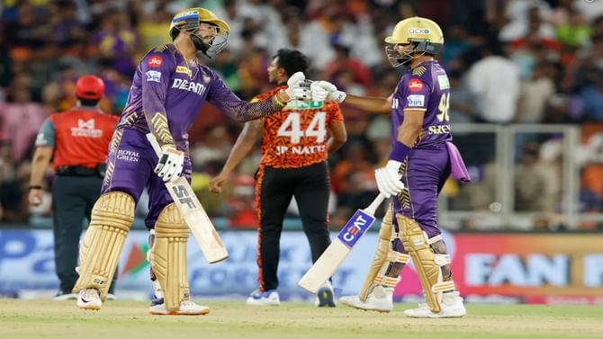 केकेआरची फायनलमध्ये धडक, हैदराबादवर 8 विकेट्सने विजय