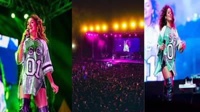 Sunidhi Chauhan हिच्यासोबत कॉन्सर्ट सुरु असताना गैरवर्तन, बाटली फेकली आणि...