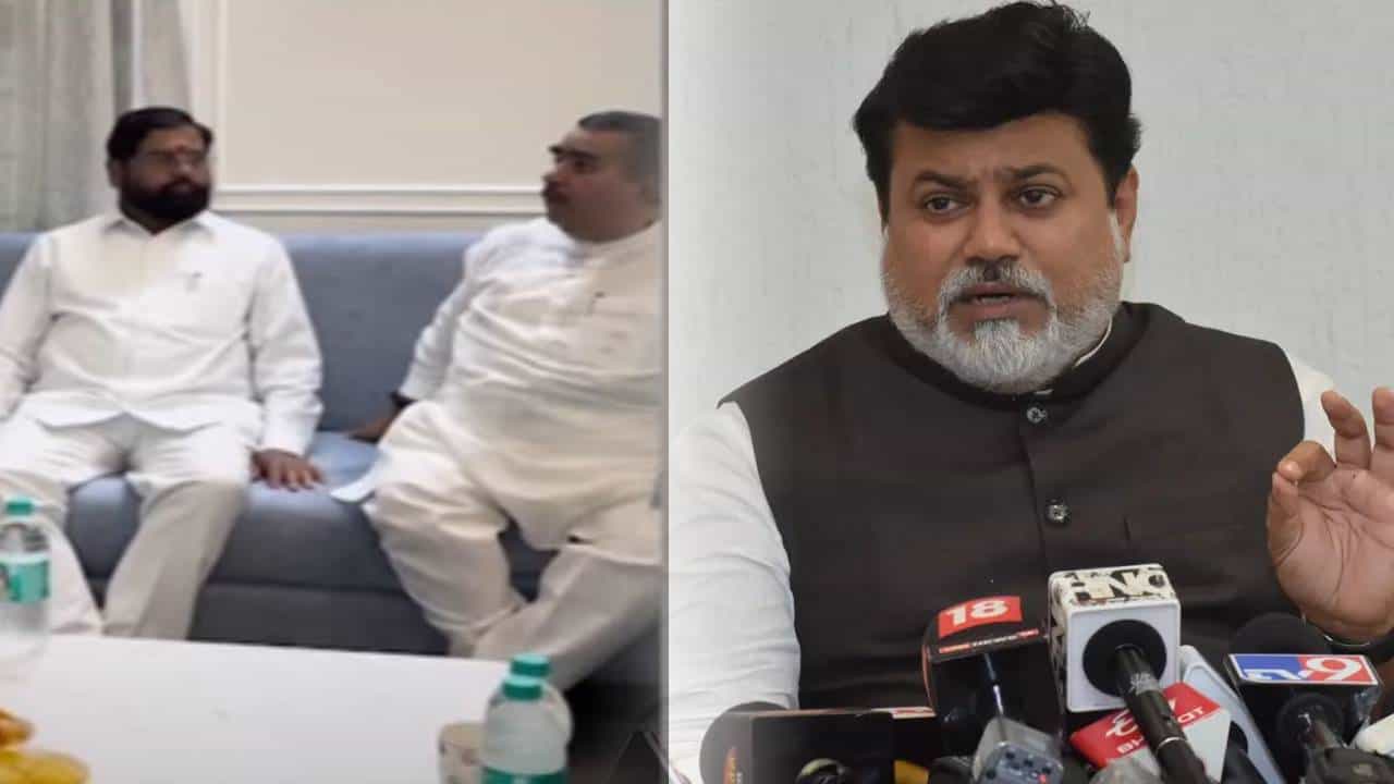 शिंदेंची मध्यरात्री नाराज दिनकर पाटलांशी भेट, बंद दाराआड चर्चा, उदय सामंतांनी सांगितलं भेटीचं कारण