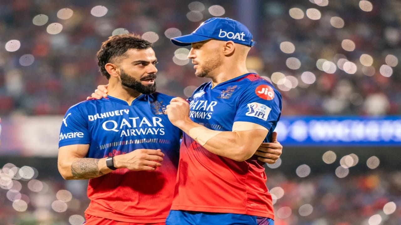 RCB vs GT आरसीबीच्या विजयी हॅटट्रिकनंतर कॅप्टन फाफ खुश, म्हणाला... Marathi News Weve been