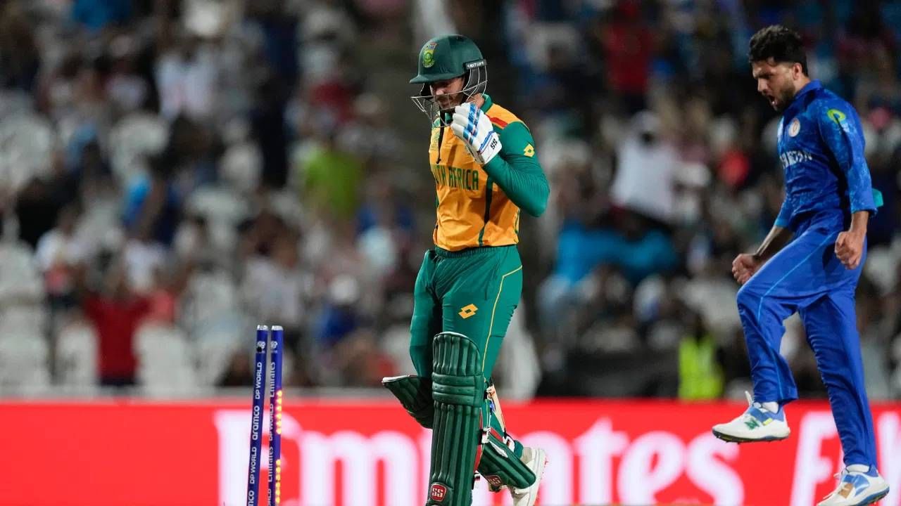 AFG vs SA : T20 वर्ल्ड कप 2024 च्या सेमीफायनल मॅचसाठी बनवलेल्या पीचवरुन मोठा वाद, राशिद खान म्हणाला...