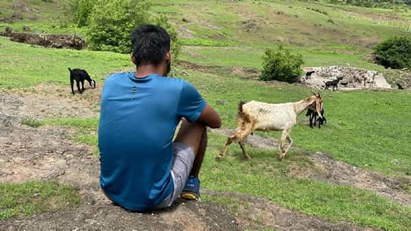 शेरडं- करडं, असं म्हणत अभिनेता तानाजी गळगुंडेने हे फोटो शेअर केलेत. त्याचा या फोटोंना नेटकऱ्यांनी त्याच्या फोटोंना पसंती दिली आहे. अनेकांनी कमेंट करत तानाजीचं कौतुक केलं आहे.