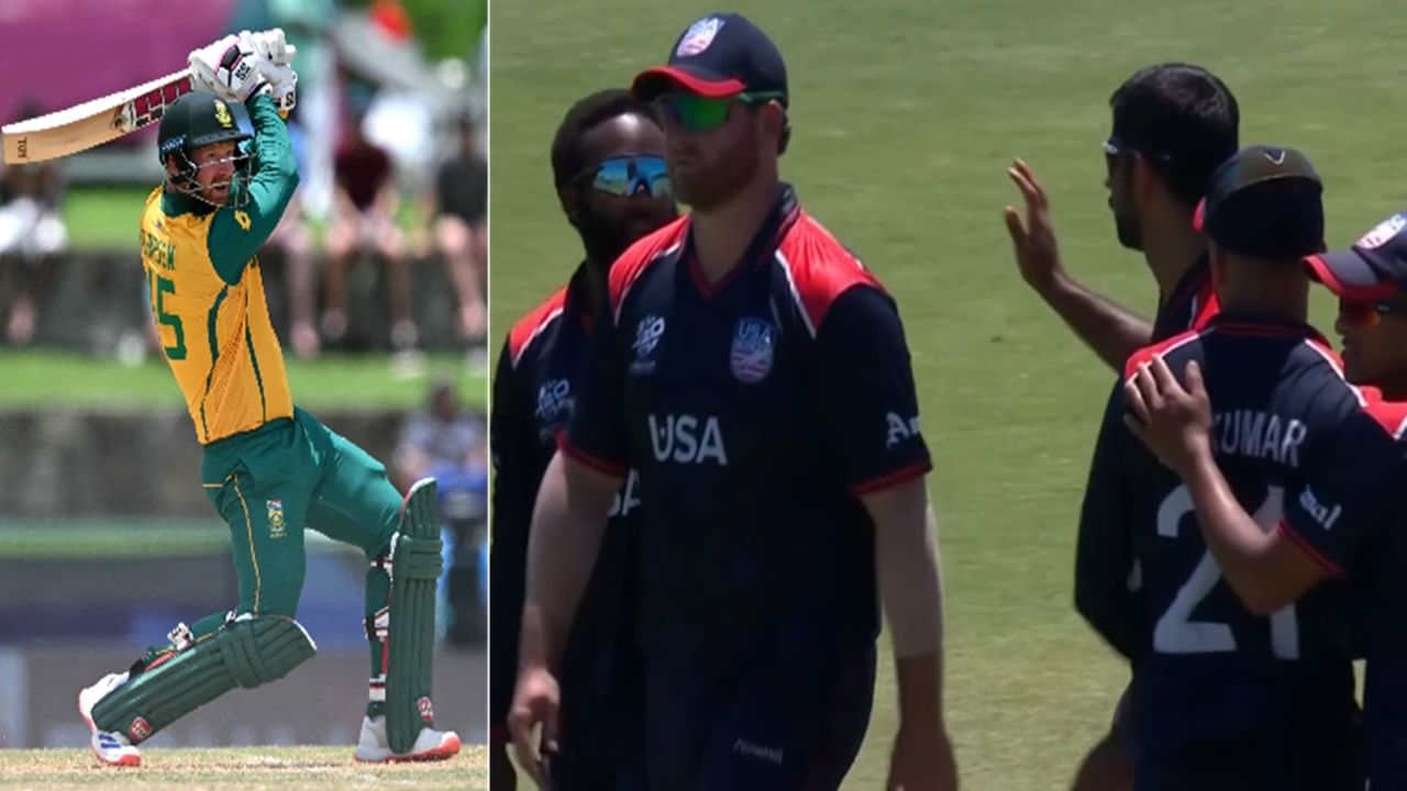 USA vs SA: यूएसएने दक्षिण आफ्रिकेला 200 पार जाण्यापासून रोखलं, 195 धावांचं आव्हान USA vs SA: यूएसएने दक्षिण आफ्रिकेला 200 पार जाण्यापासून रोखलं, 195 धावांचं आव्हान