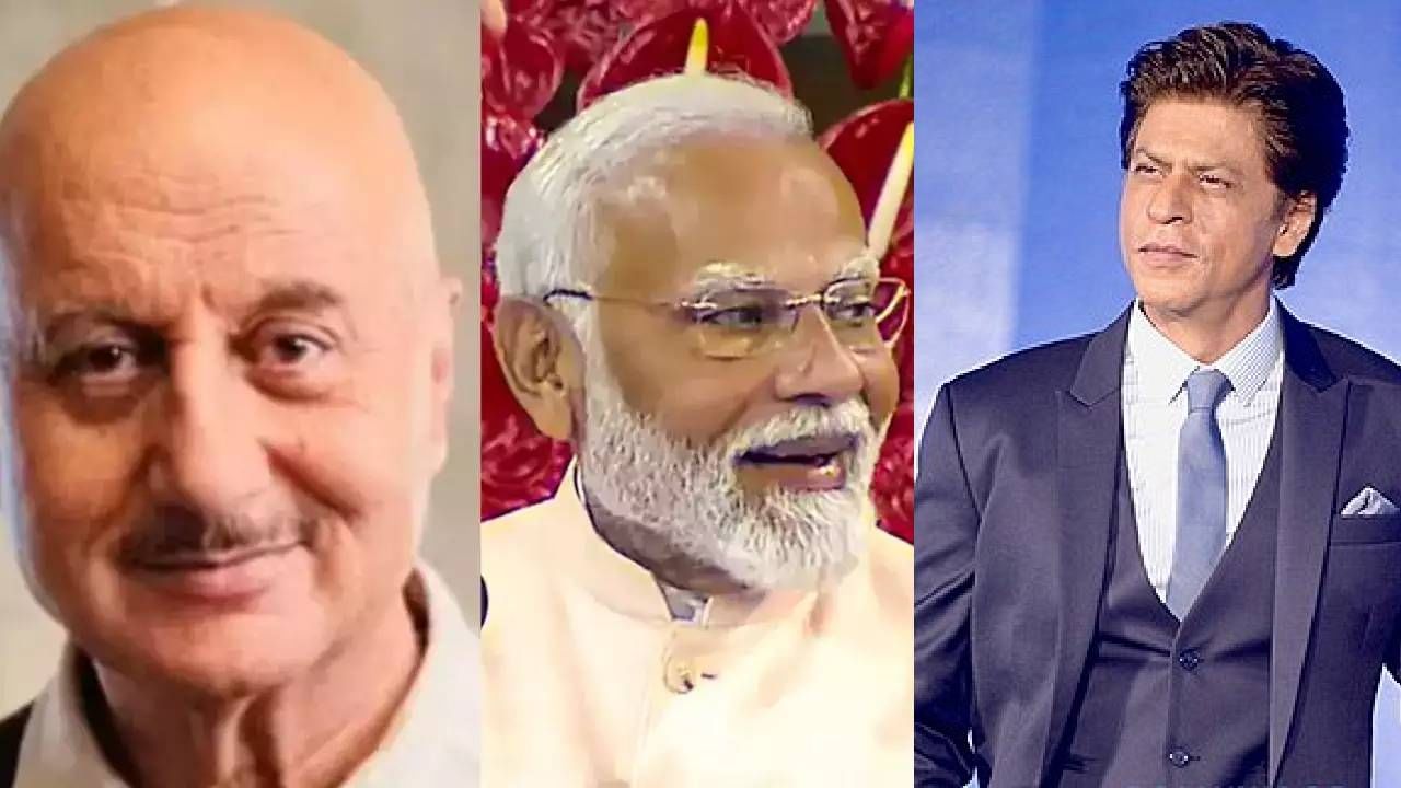 नरेंद्र मोदी तिसऱ्यांदा घेणार पंतप्रधानपदाची शपथ, अनुप खेर यांच्यापासून ते शाहरुख खानपर्यंत..