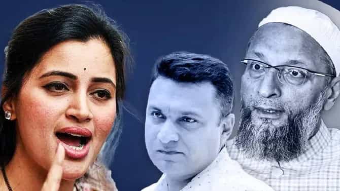 Navneet Rana : असदुद्दीन ओवेसी यांची रद्द करा खासदारकी, कडाडल्या नवनीत राणा, आता वाद तरी काय?