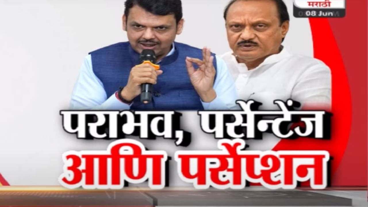 Tv9 मराठी स्पेशल रिपोर्ट : पराभव, पर्सेन्टेंज आणि पर्सेप्शन, त्या गोष्टीमुळे फटका बसल्याचं फडणवीसांकडून मान्य Tv9 मराठी स्पेशल रिपोर्ट : पराभव, पर्सेन्टेंज आणि पर्सेप्शन, त्या गोष्टीमुळे फटका बसल्याचं फडणवीसांकडून मान्य