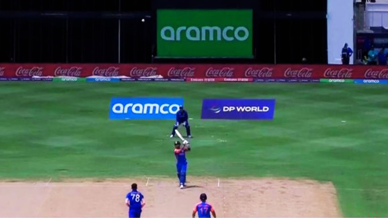 IND vs AFG : IPL मध्ये नडणाऱ्या नवीन उल हकला किंग कोहलीचा कडक सिक्स, पाहा Video