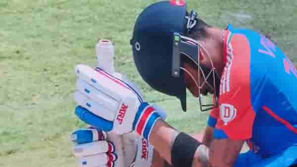 IND vs SA Final : सामना सुरु होण्यापूर्वी विराट कोहलीने केलं असं काही, स्ट्राईक मिळताच..