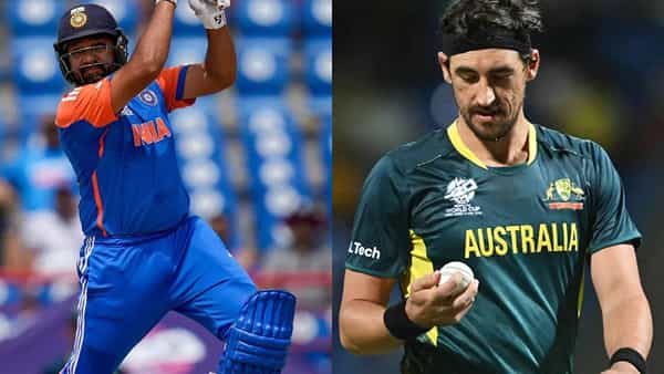 T20 वर्ल्ड कपच्या सुपर 8 मध्ये टीम इंडियाचा कॅप्टन रोहित शर्माने सोमवारी ऑस्ट्रेलियाच्या मिचेल स्टार्कला धु धु धुतलं. त्याच्या एका ओव्हरमध्ये 29 धावा वसूल केल्या.