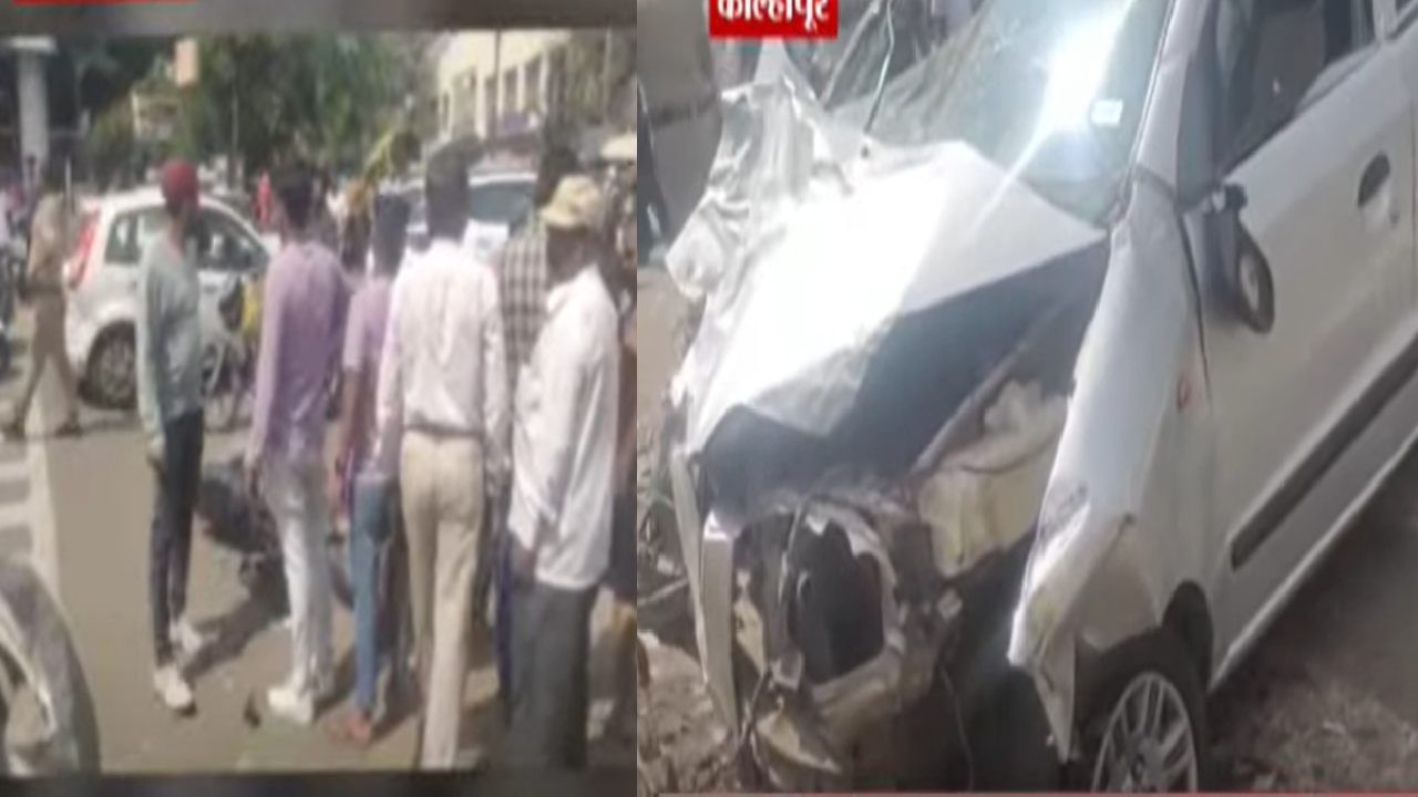 कोल्हापूरामध्येही पुण्याची पुनरावृत्ती, भरधाव कारने 6 जणांना चिरडलं कोल्हापूरामध्येही पुण्याची पुनरावृत्ती, भरधाव कारने 6 जणांना चिरडलं