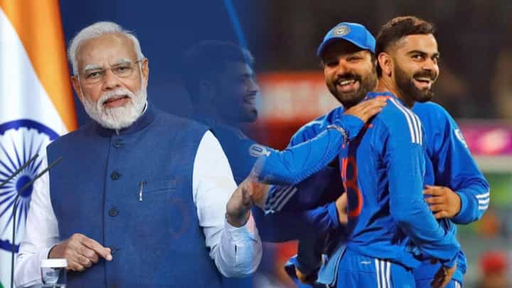 PM Modi on T20 World Cup 2024 : T20 विश्वचषक जिंकल्यानंतर मोदींनी थेट शेअर केला व्हिडीओ अन् म्हणाले... PM Modi on T20 World Cup 2024 : T20 विश्वचषक जिंकल्यानंतर मोदींनी थेट शेअर केला व्हिडीओ अन् म्हणाले...