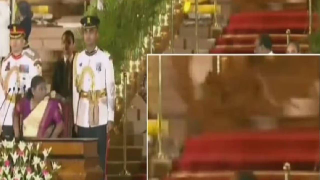 Video : पंतप्रधान नरेंद्र मोदींच्या शपधविधीवेळी बिबट्याची हजेरी? व्हिडीओ तुफान व्हायरल