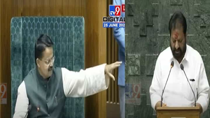 ऐसा नही करना है.... लोकसभा अध्यक्षांनी आष्टीकरांना पुन्हा शपथ घ्यायला लावली, पण का? ऐसा नही करना है.... लोकसभा अध्यक्षांनी आष्टीकरांना पुन्हा शपथ घ्यायला लावली, पण का?